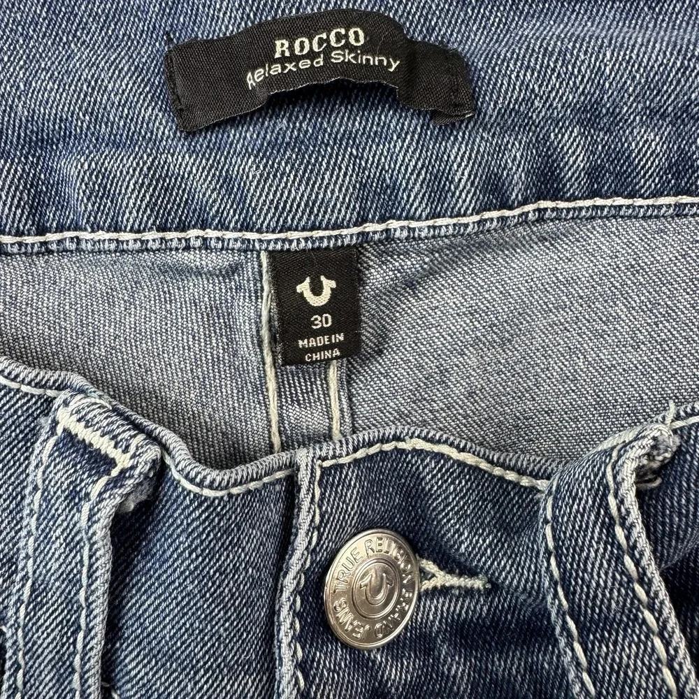 True Religion Rocco Relaxed Skinny Men's Jeans Size 30x26